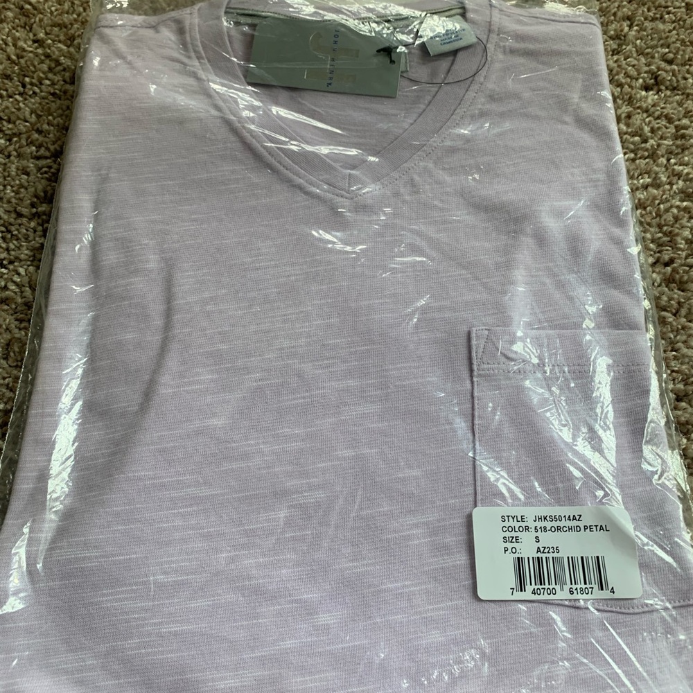 John Henry Small Orchid Petal Men’s T-shirt